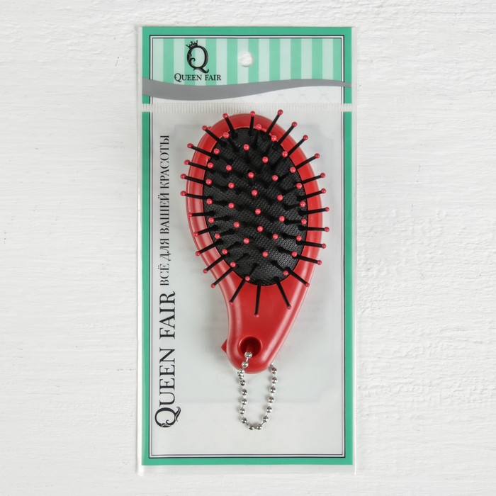 Расчёска складная с зеркалом, цвет МИКС