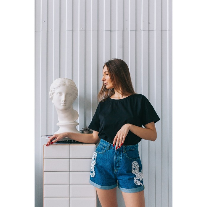 Аппликации пришивные, лейсы, 18,5*9см, пара, цвет белый