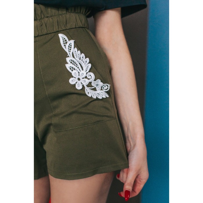 Аппликации пришивные, лейсы, 17*6см, пара, цвет белый