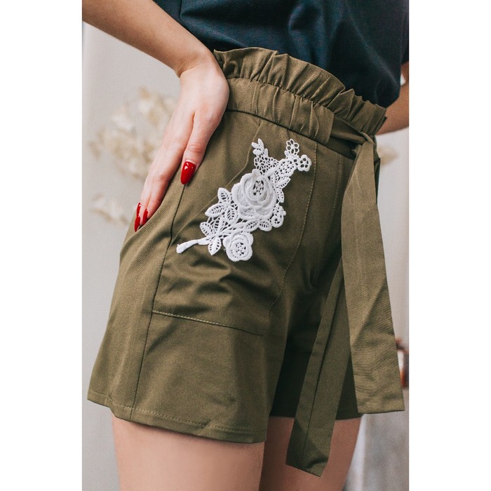 Аппликации пришивные, лейсы, 17*7см, пара, цвет белый