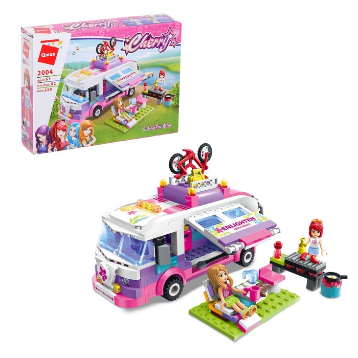 Конструктор Девчонки «Микроавтобус», 319 деталей