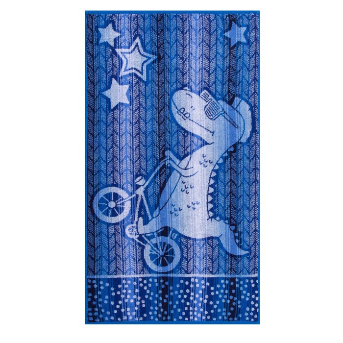 Полотенце махровое "Этелька" Дино 70х130 см, 100% хл, 420 гр/м²