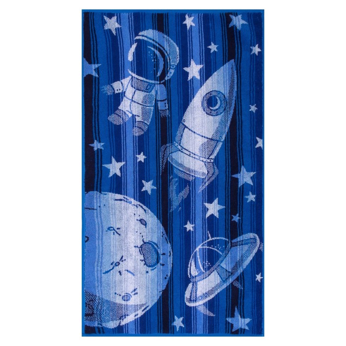 Полотенце махровое "Этелька" Орбита 50х90 см, 100% хл, 420 гр/м²