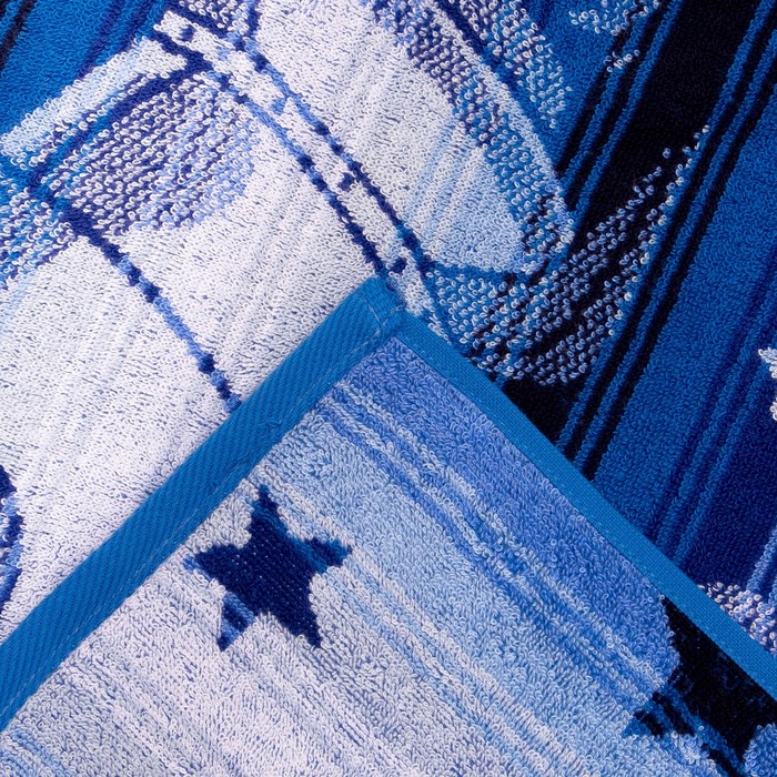 Полотенце махровое "Этелька" Орбита 70х130 см, 100% хл, 420 гр/м²