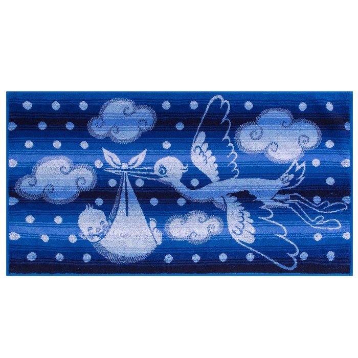 Полотенце махровое "Этелька" Аист 50х90 см, 100% хл, 420 гр/м²