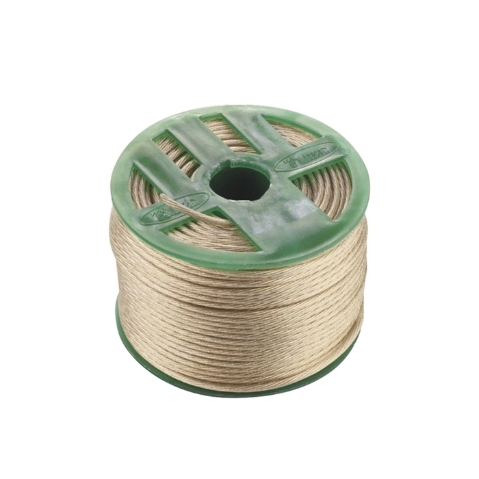 Трос металлополимерный прозрачный "СИБРТЕХ", диаметр 5 мм, катушка 100 м