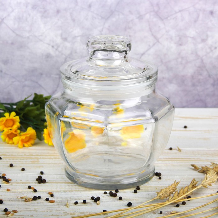 Банка для сыпучих продуктов 1,3 л "Калипсо"