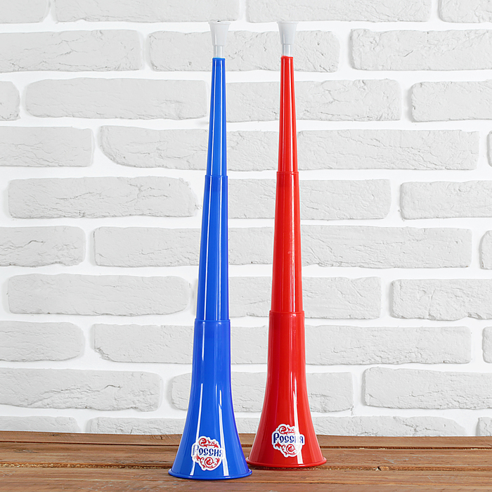 Дудка болельщика "Россия", 40 см, цвета МИКС