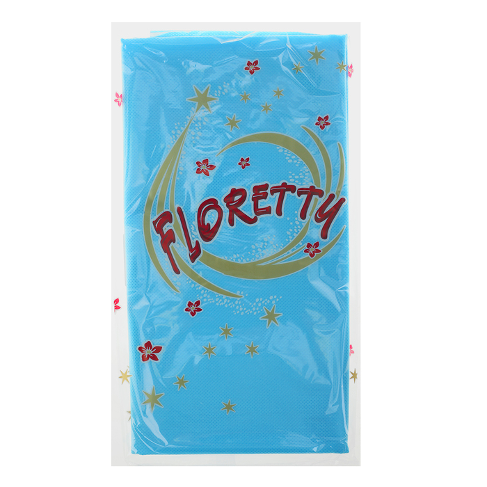 Скатерть нетканая "Floretty", голубая, 120х160 см