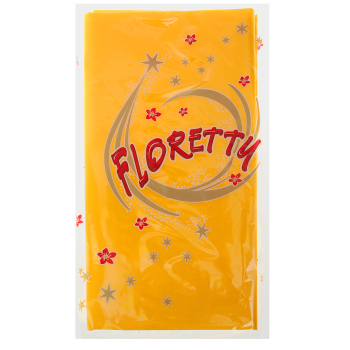 Скатерть нетканая "Floretty", жёлтая, 120х160 см