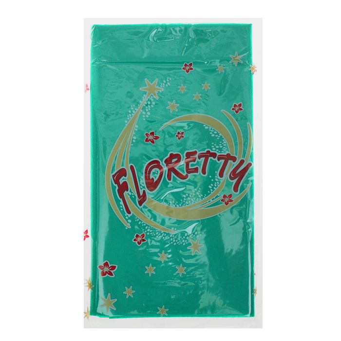 Скатерть нетканая "Floretty", зелёная, 120х160 см