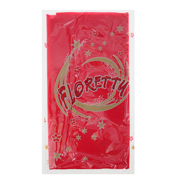 Скатерть нетканая "Floretty", красная, 120х160 см