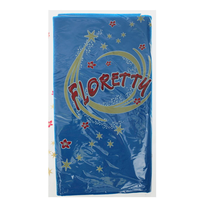 Скатерть нетканая "Floretty", синяя, 120х160 см