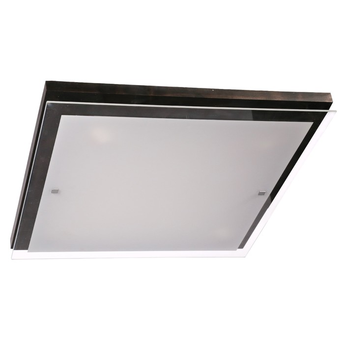 Светильник настенно-потолочный "ЭКО" 4хE27х60Вт венге 49х49х8см