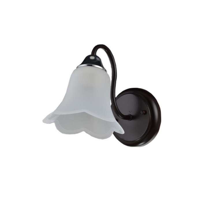 Бра "Angelo" 1хЕ27х60W венге/хром 23х15х20см