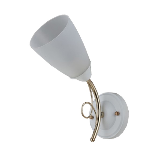 Бра "Tori" 1хЕ14х40W белый/золото 20х12х25см