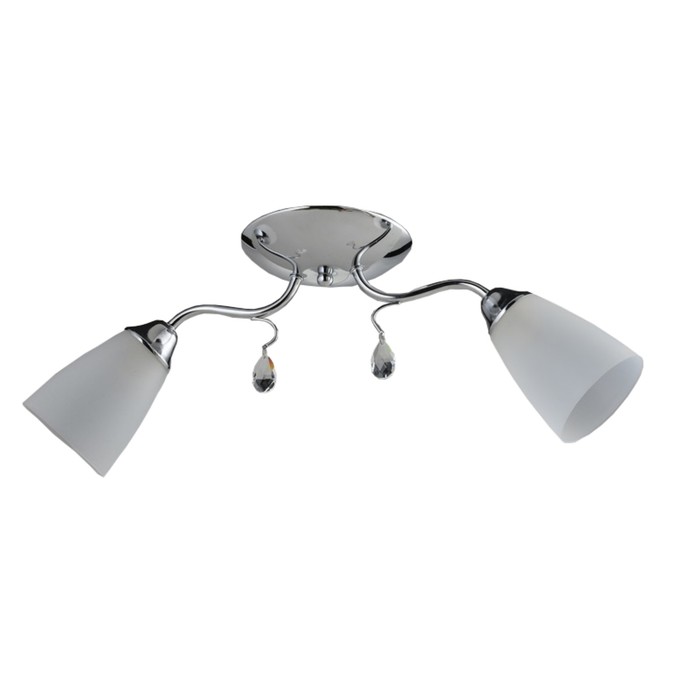 Люстра "Tori" 2хЕ14х40W хром 16х57х21см