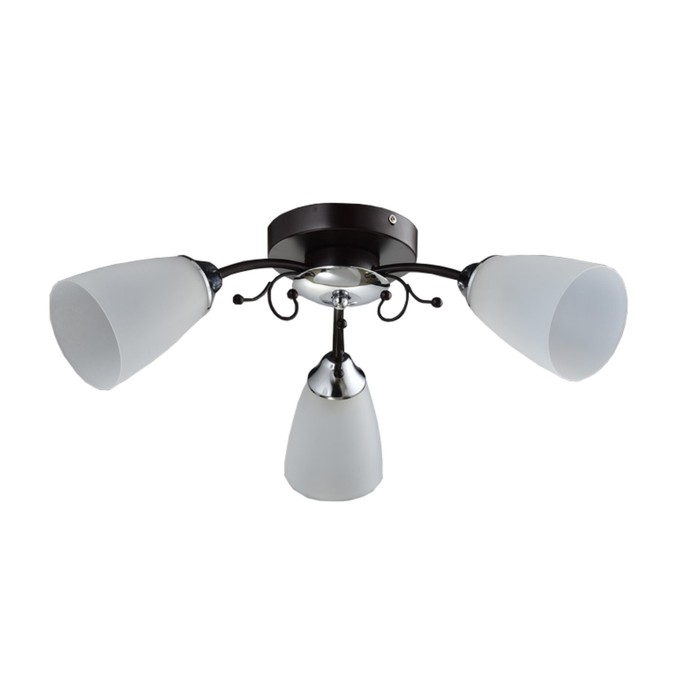 Люстра "Mary" 3хЕ14х40W венге/хром 44х51х17см