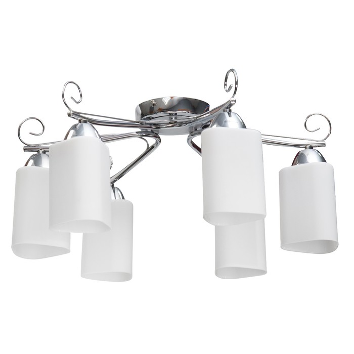 Люстра "Catrin" 6хЕ27х60W хром 46х50х23см