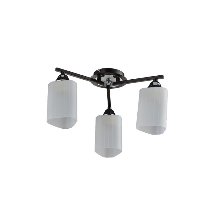 Люстра "Filla" 3хЕ27х60W венге/хром 34х37х20см