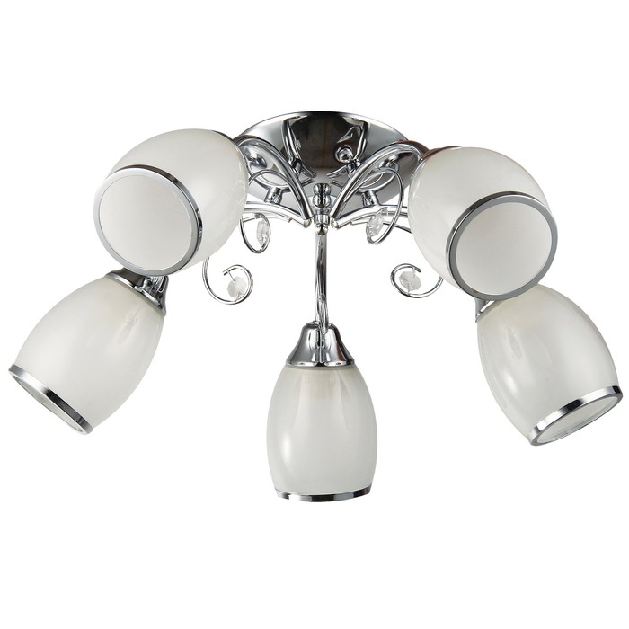 Люстра "Bilbi" 5хЕ27х60Вт хром