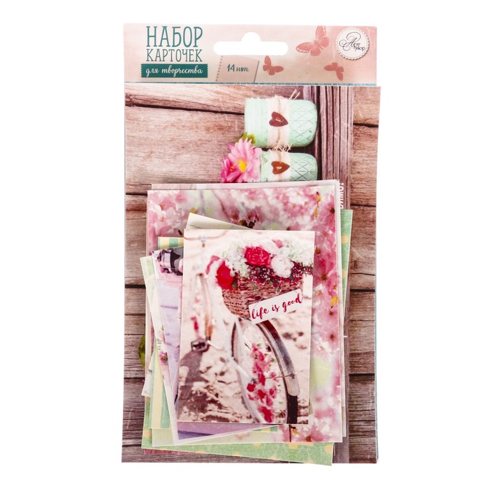 Набор карточек для творчества "It's a beautiful life", 10 х 17,5 см