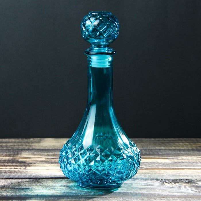 Штоф 530 мл "Изабелла", высота 21 см, цвет МИКС