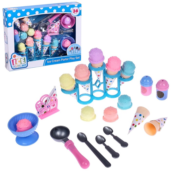 Набор продуктов "Фабрика мороженого", 23 предмета