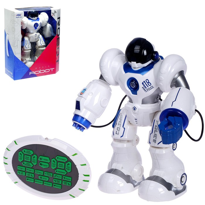 Робот радиоуправляемый «Боец», ходит, световые и звуковые эффекты, стреляет ракетами