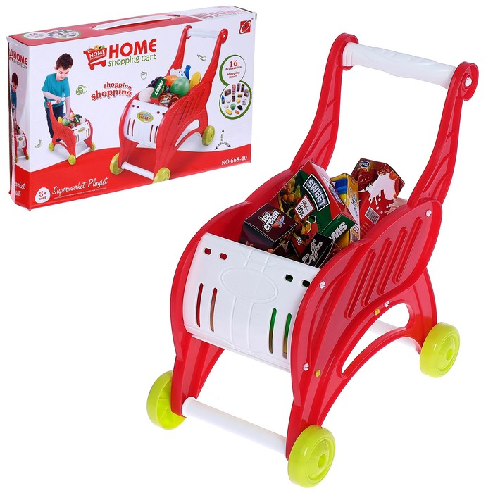 Игровой набор "Супермаркет", 16 предметов