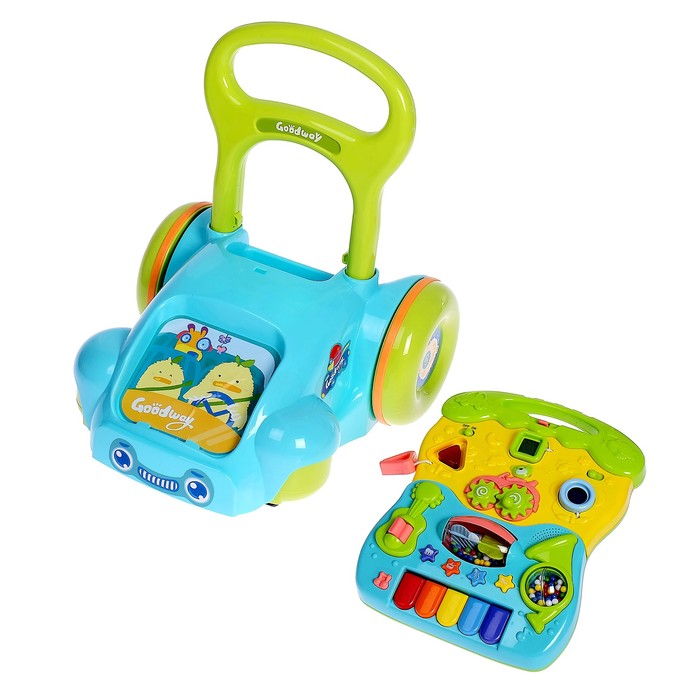 Каталка-ходунки «Крутая тачка» со съёмной панелью