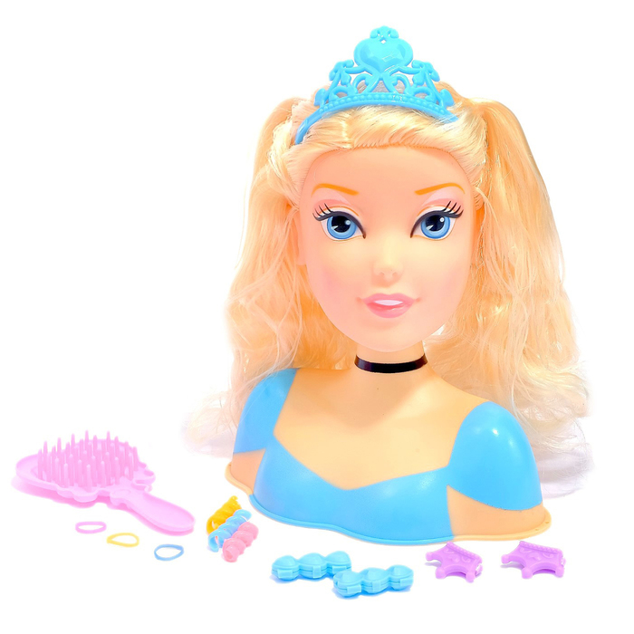 Кукла-манекен для создания причёсок "Принцесса" с аксессуарами, МИКС
