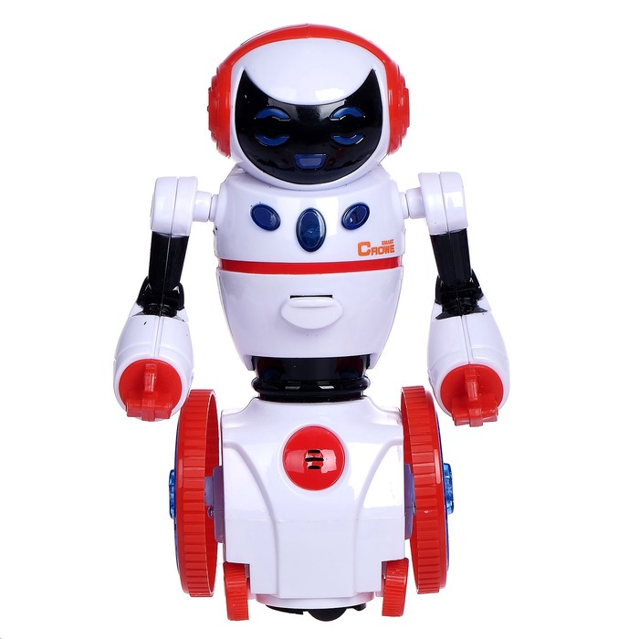 Робот «Гиробот», ездит, световые и звуковые эффекты, работает от батареек