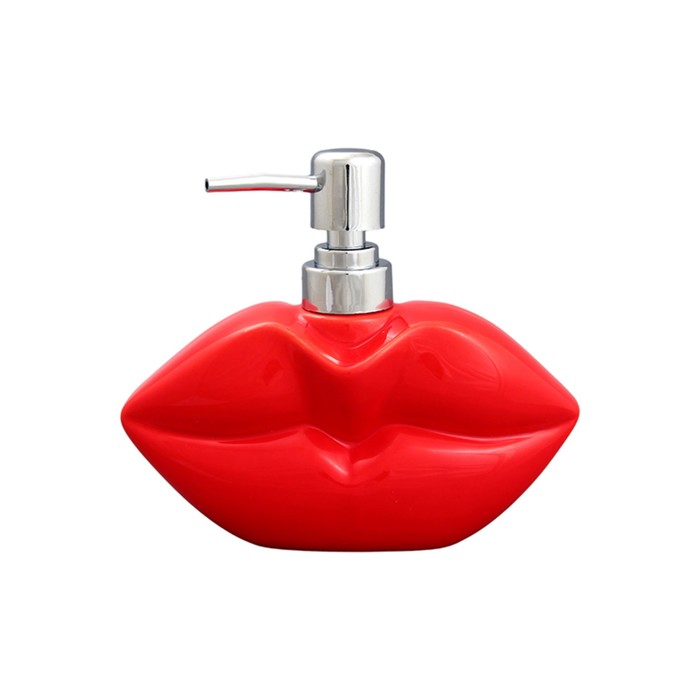 Диспенсер 17 х 7 х 14 см, 450 мл, "Губы алые"