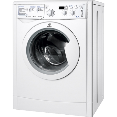 Стиральная машина Indesit IWSD 6105 B (CIS)-L, класс A, 1000 об/мин, 6 кг, белая