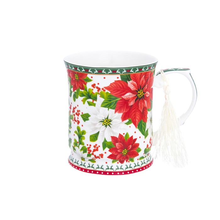 Кружка "Новогодняя сказка", 400 мл, 12,5 х 9 х 10 см, фарфор