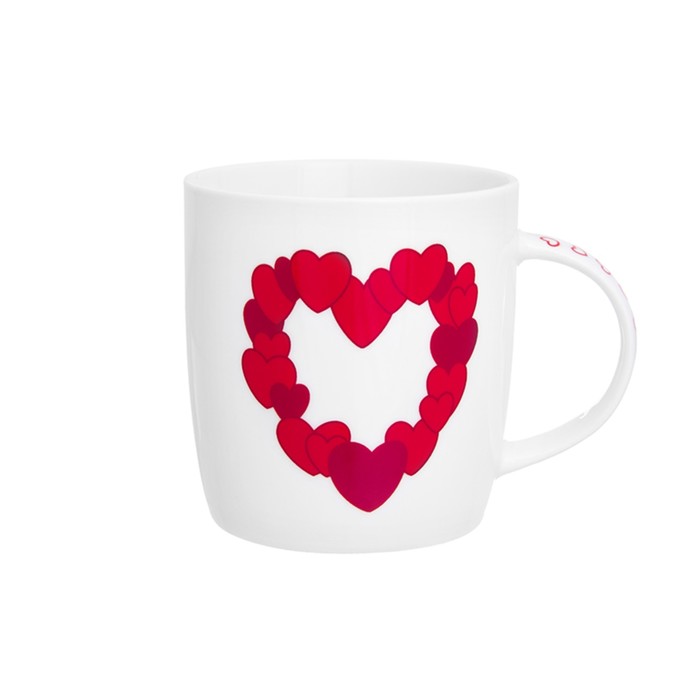 Кружка "Сердце влюбленного", 350 мл, 12 х 8,5 х 9 см