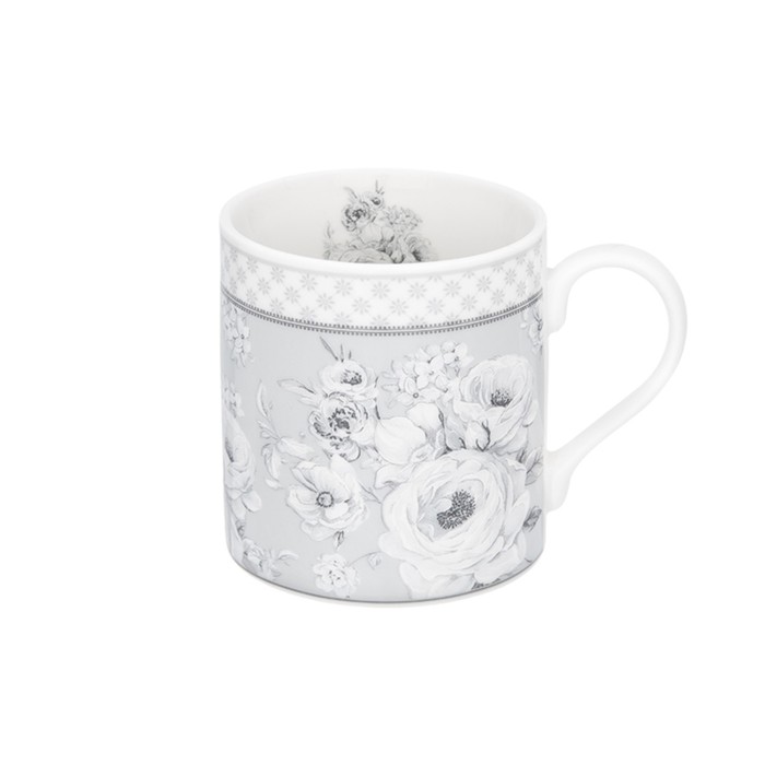 Кружка - подарок 230 мл, 10,5 х 7 х 8 см, "Розы" в подарочной коробке
