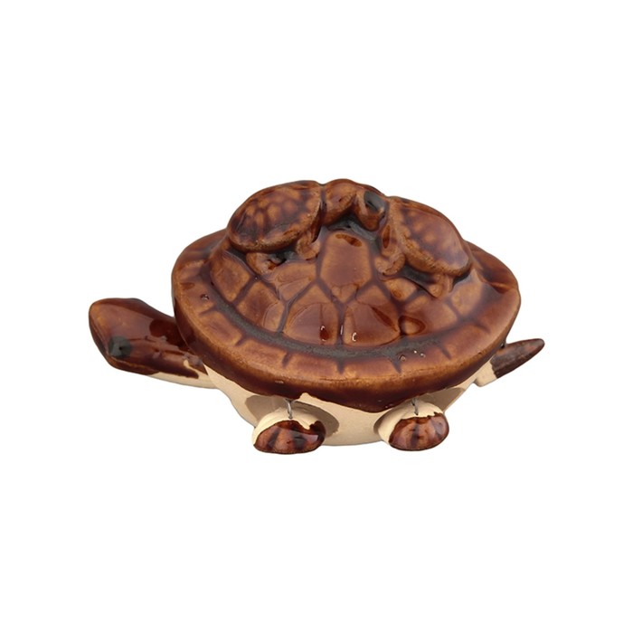 Фигурка декоративная 7 х 5,5 х 5 см, "3 черепашки"