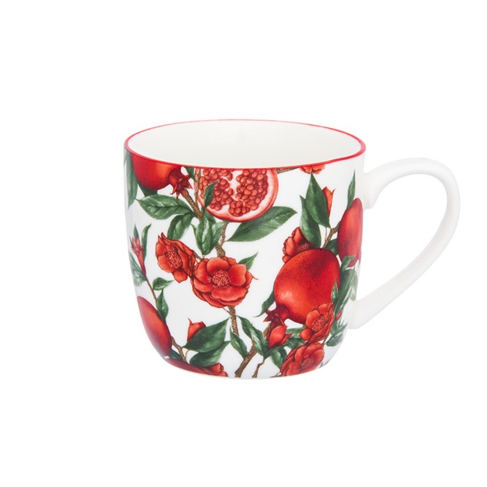 Кружка 12 х 8,5 х 8 см, 300 мл, "Гранаты"