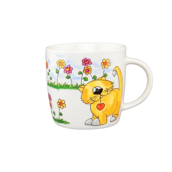 Кружка "Оранжевый кот", 250 мл, 11 х 8 х 8 см