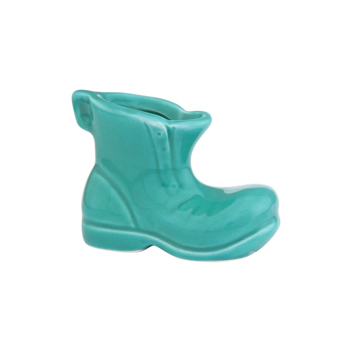 Вазочка под зубочистки 7 х 3,5 х 5,5 см, "Башмачок бирюзовый"