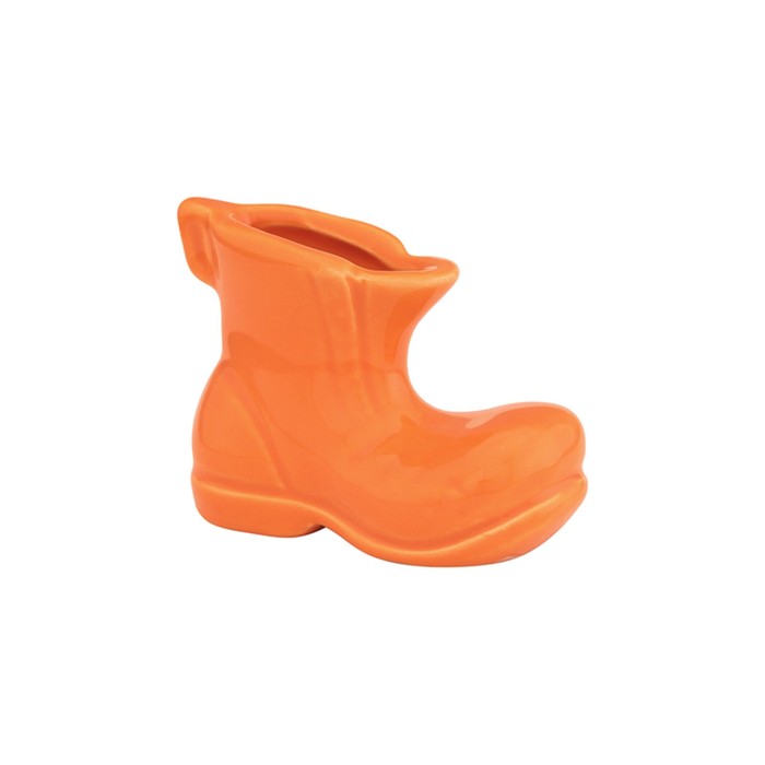 Вазочка под зубочистки 7 х 3,5 х 5 см, "Башмачок оранжевый"