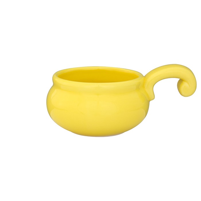 Жюльенница - кокотница 15 х 10 х 6 см, 260 мл, "Желтая"