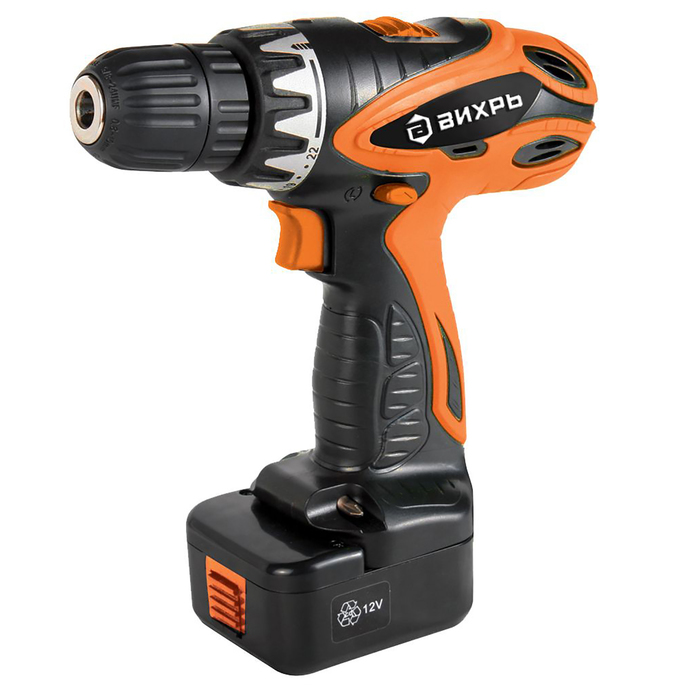 Дрель-шуруповерт "Вихрь" ДА-12-1, аккумуляторная