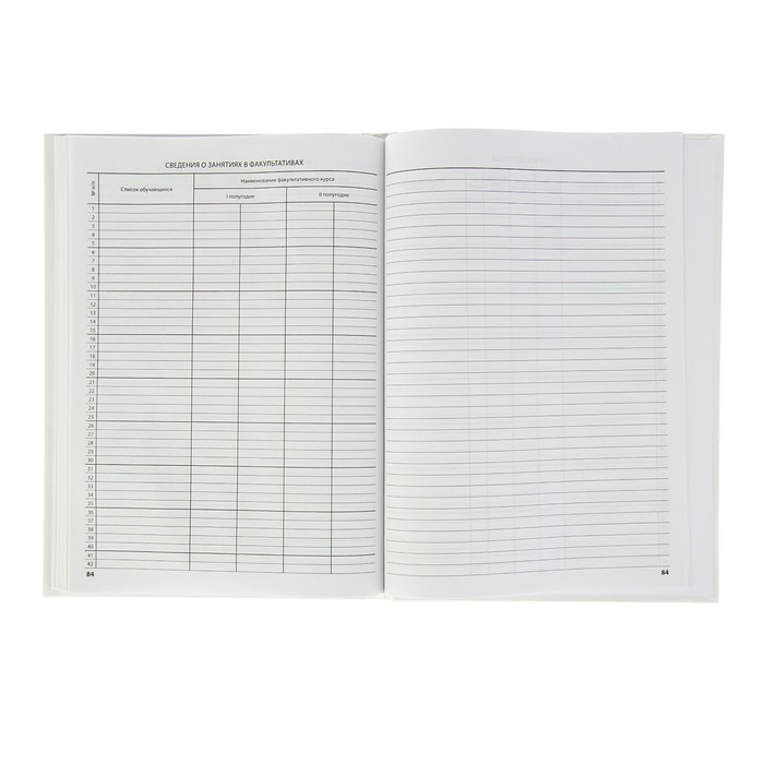 Классный журнал для 5-9 классов 88 листов Calligrata, 7БЦ