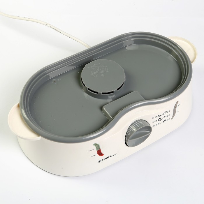 Пароварка FIRST FA-5101, 2 яруса, 900 Вт, таймер 60 мин, уровень воды, белый