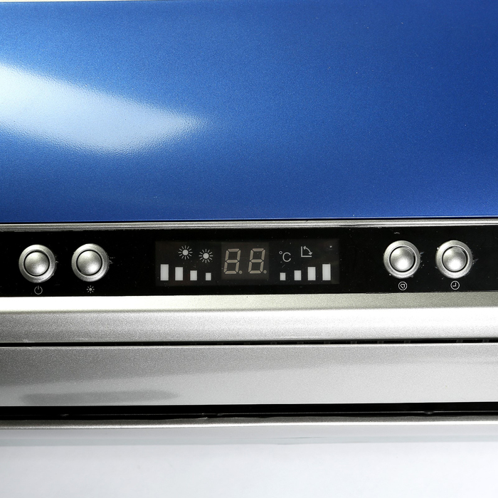 Тепловентилятор FIRST FA-5571-8, 2000 Вт, настенный, ДУ, керамический, голубой