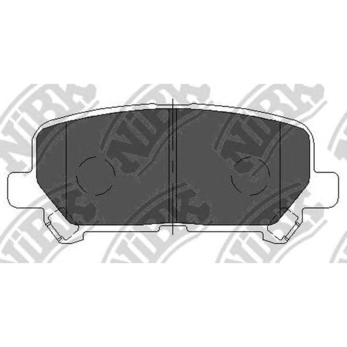 Колодки тормозные дисковые NIBK PN28002