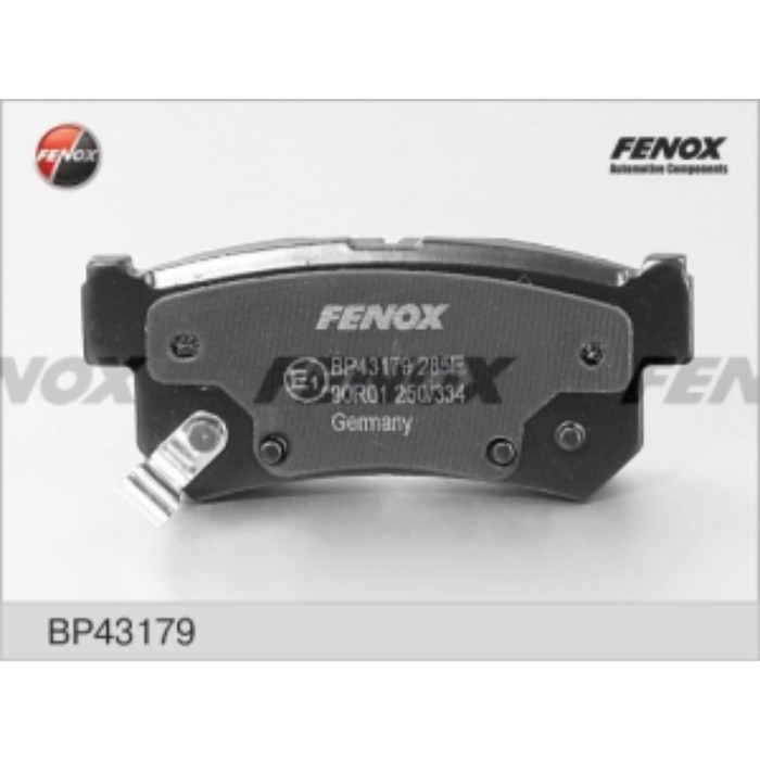 Колодки тормозные FENOX bp43179